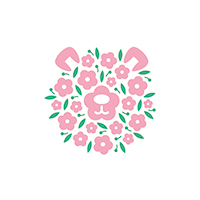 Логотип и стиль цветочного салона.