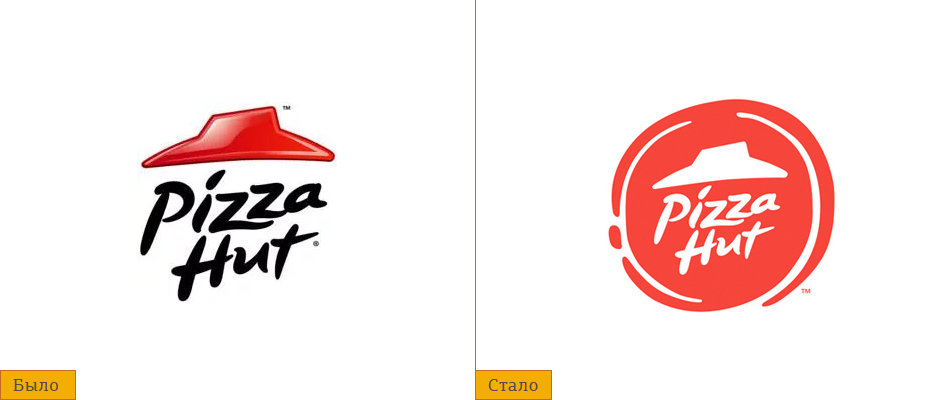 Pizza hut new logo identity rebrand logologika блог дизайн