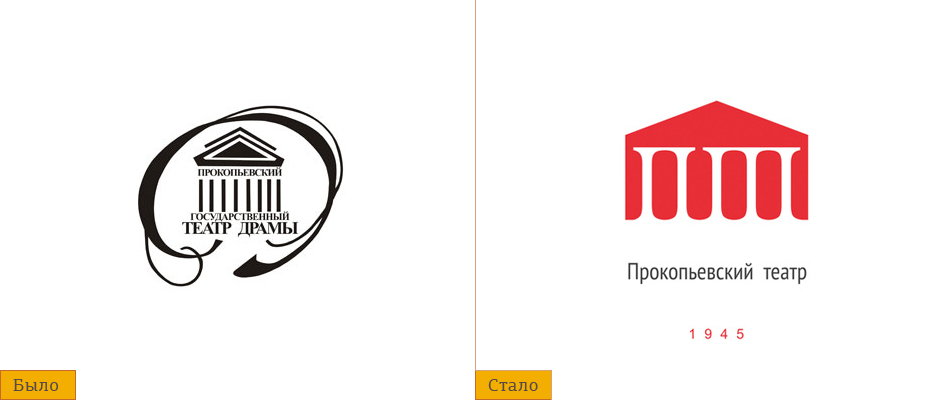 Прокопьевский театр новый логотип блог дизайн logologika