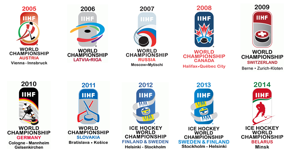 эволюция история logo history evolution iihg championship hockey ЧМ хоккей блог дизайн logologika